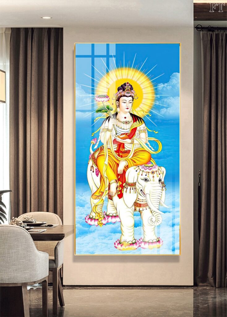 Tranh Phật Phổ Hiền Bồ Tát