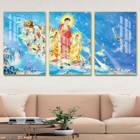 Tranh Tây Phương Thánh Chúng Bộ 3