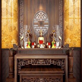 Tranh Trúc Chỉ Phòng Thờ